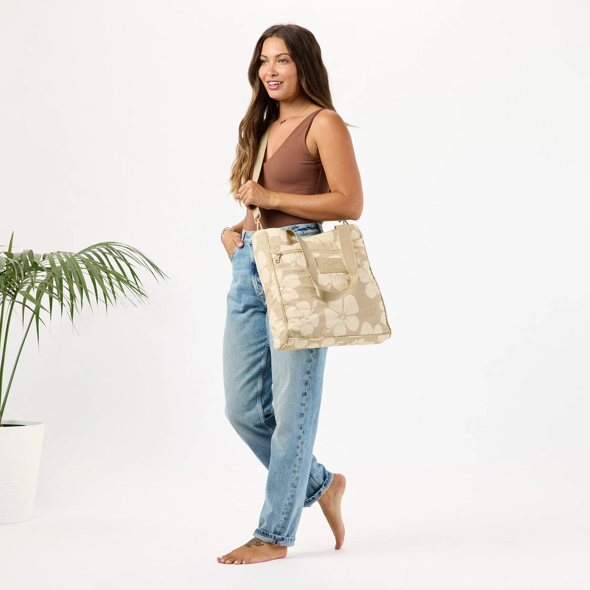 Aloha Hana Hou Daily Tote Cream/Dune – Ocean State of Mind PR