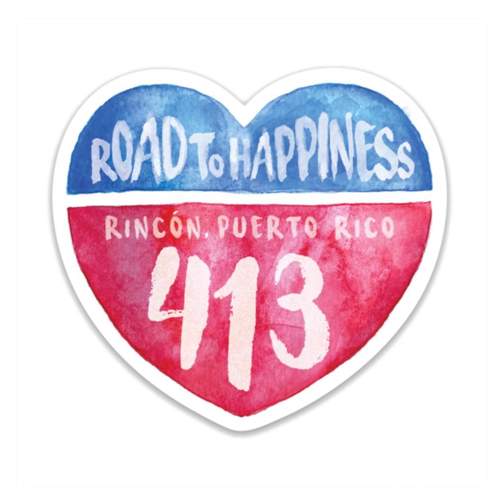 Road to Happiness 413 Sticker