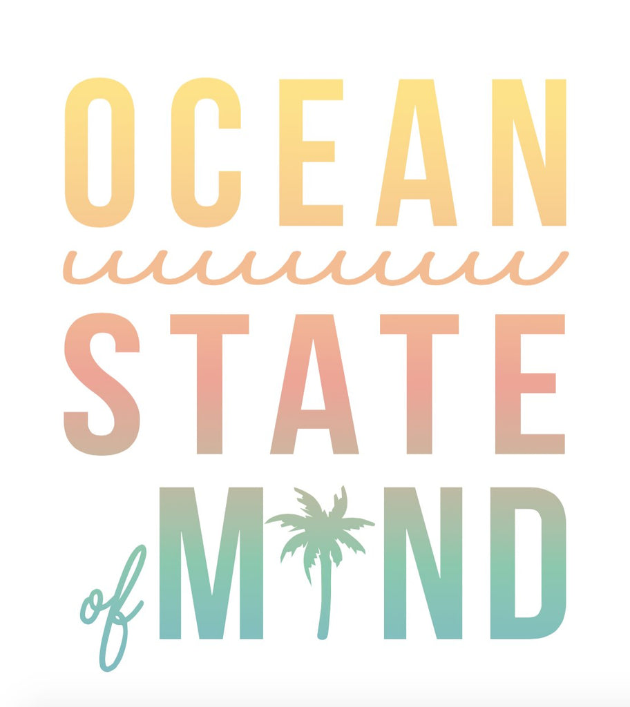 Ocean State of Mind Sticker