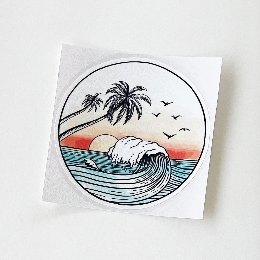 Tropical Vibe Sticker
