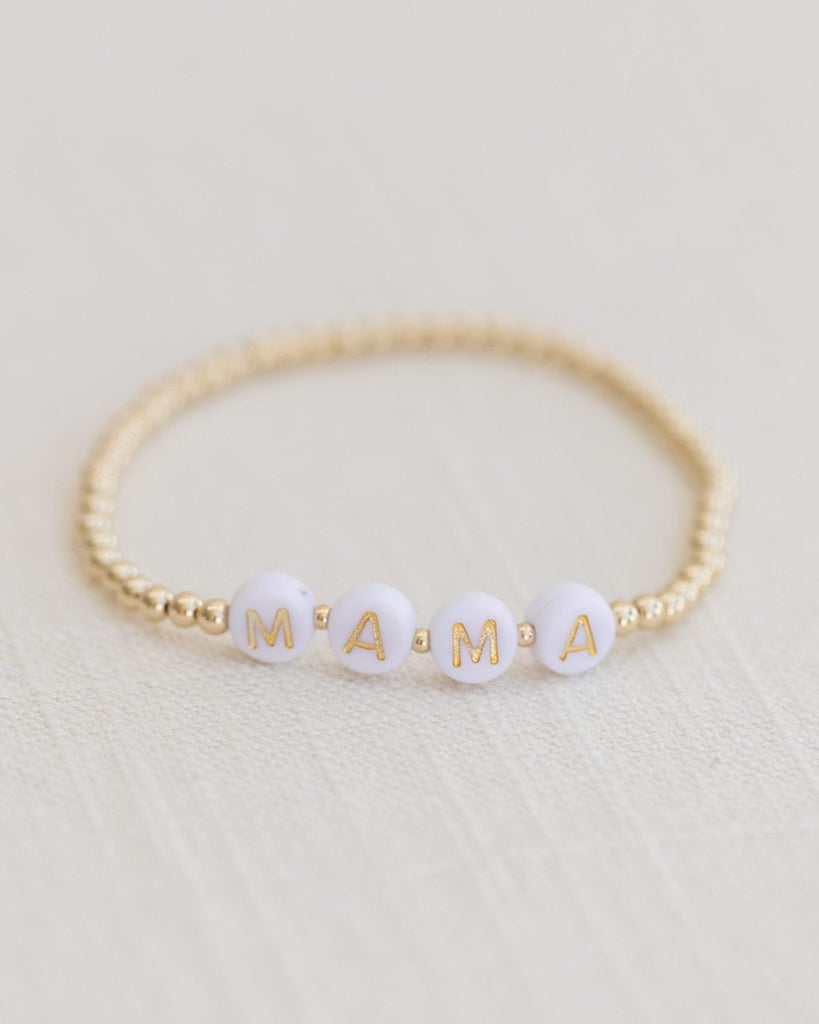 Mama gold ball bracelet