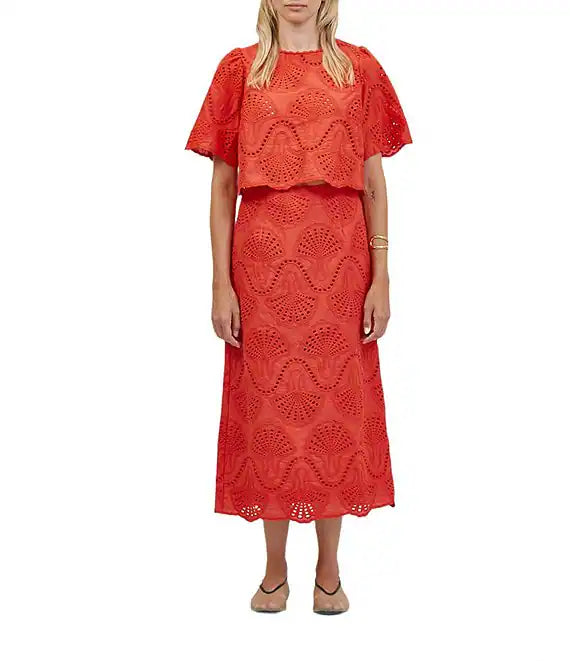 Cannes Eyelet Top
