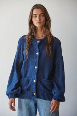 Colbi Cardigan-Navy