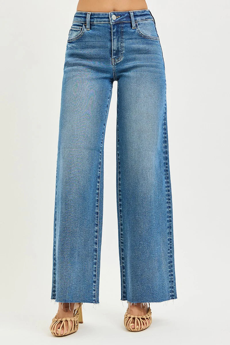 High Rise Wide Leg Jeans