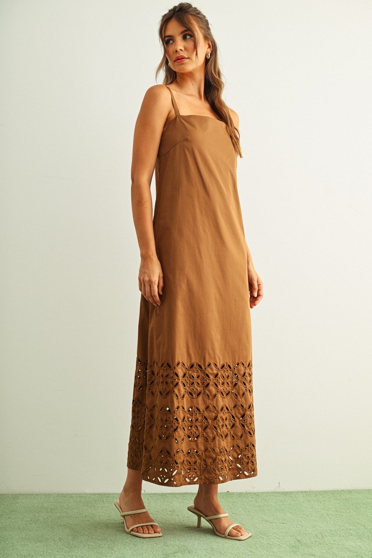 Broder Embroidery Dress