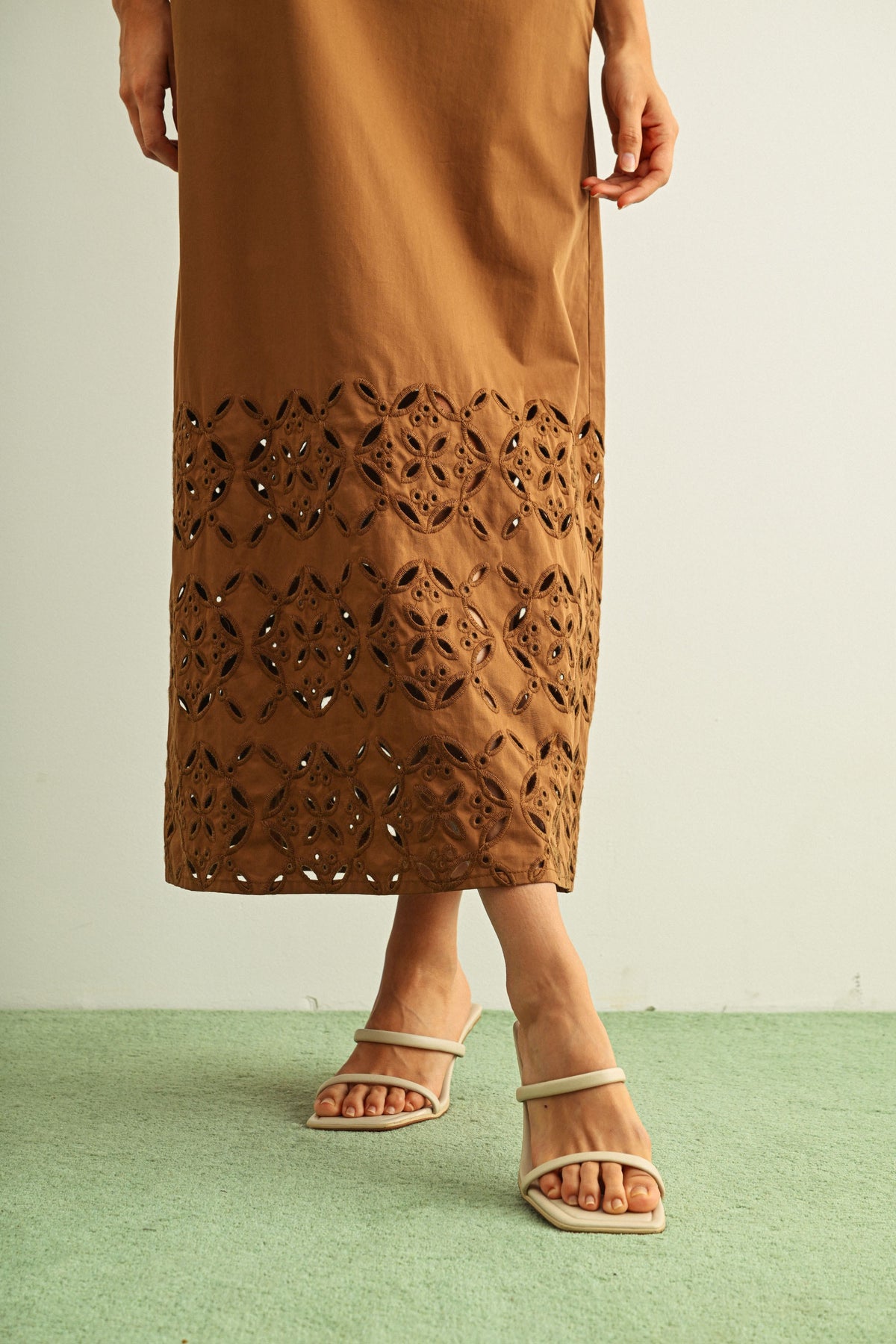 Broder Embroidery Dress