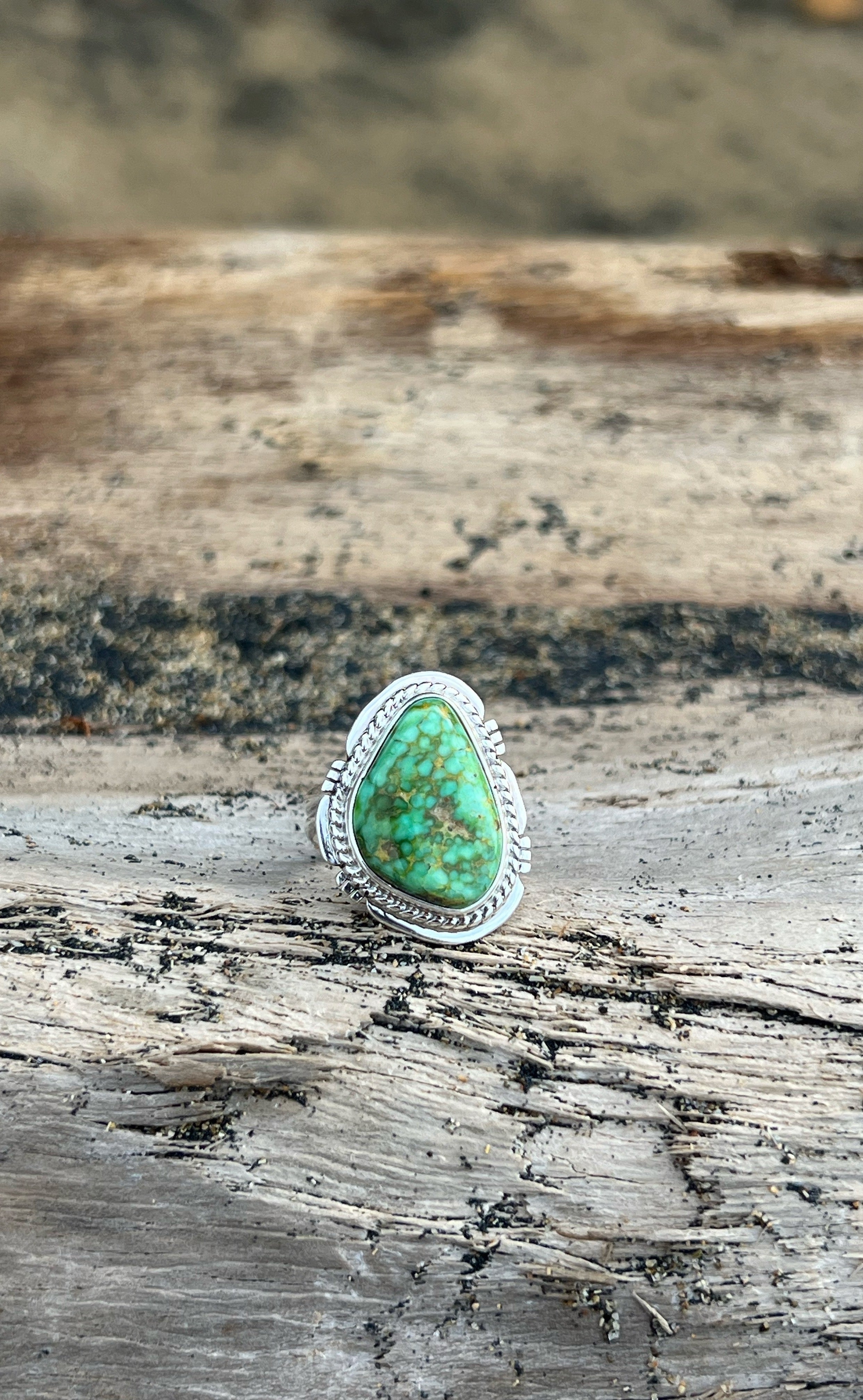 Sonoran Gold Turquoise Ring Sing