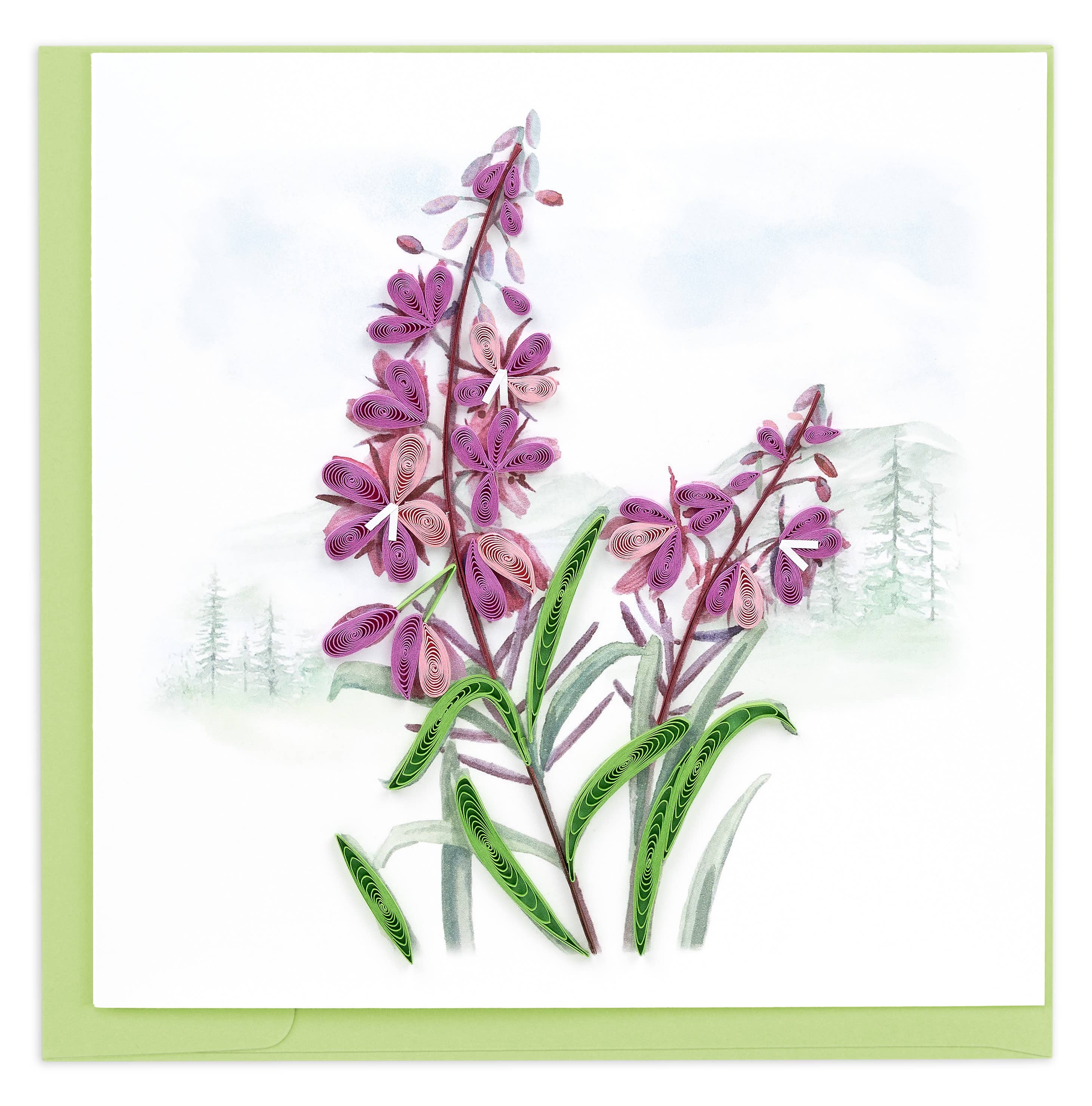 Alaskan Fireweed Wildflowers