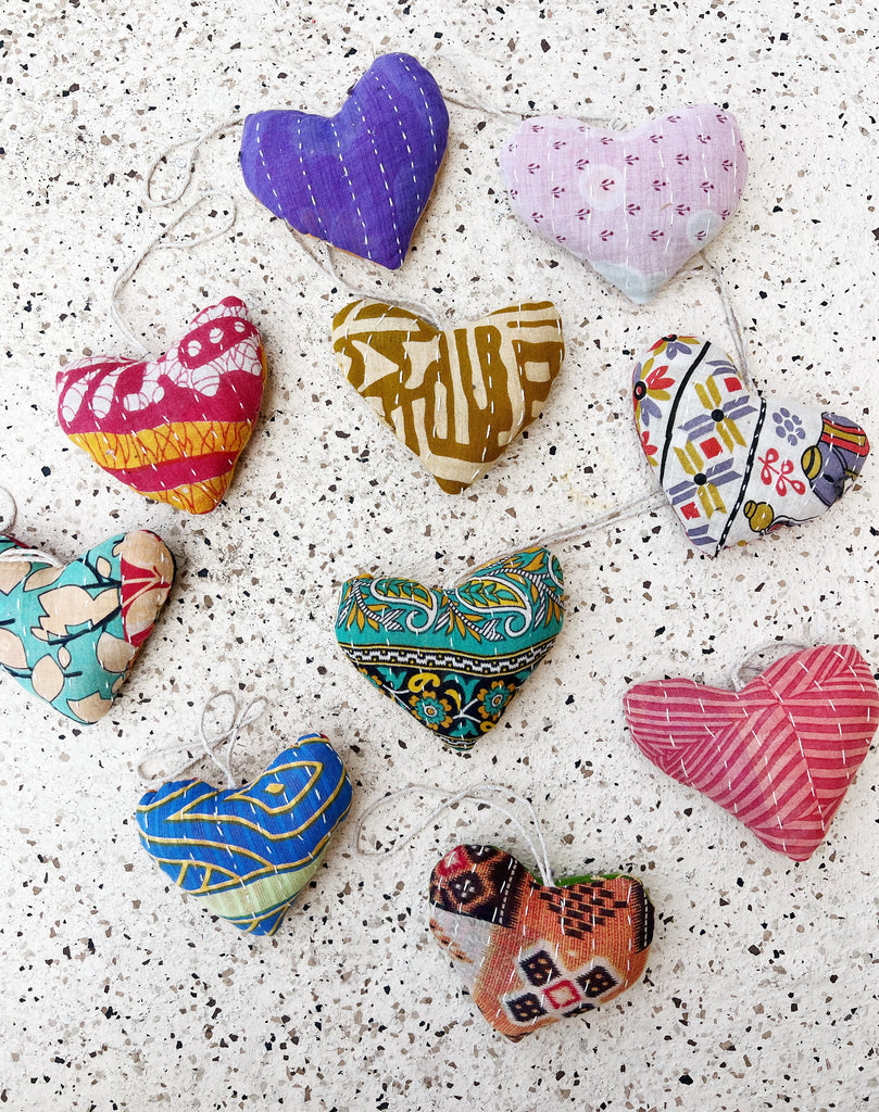 Fabric Heart Ornament