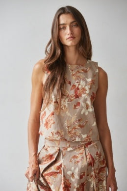 Maraux Floral Top Woven
