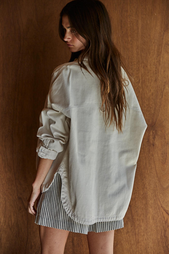 Denim Cotton Long Sleeve Jacket