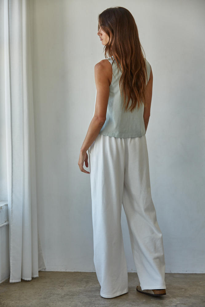 Everyday Relaxed Crop Tank Sage