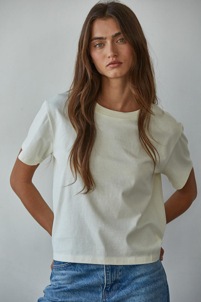 Everyday Crew Tee Cream