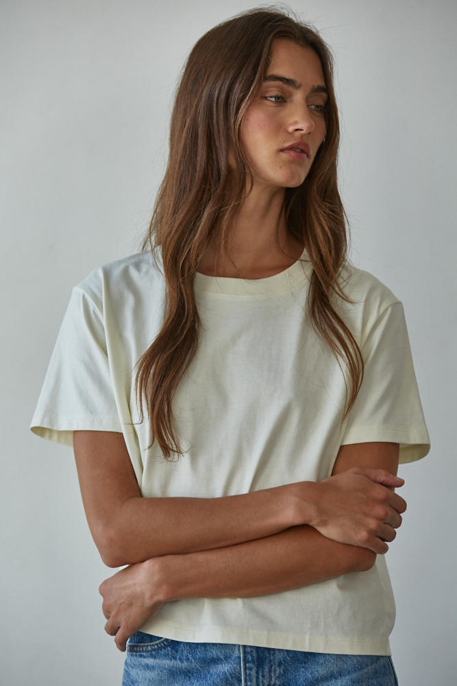 Everyday Crew Tee Cream