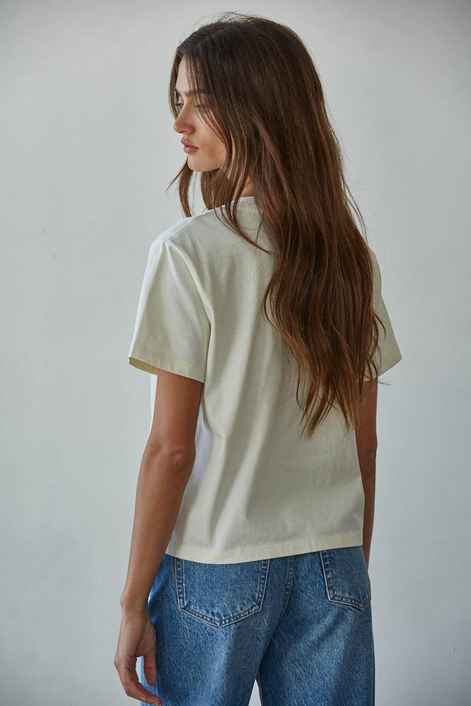 Everyday Crew Tee Cream