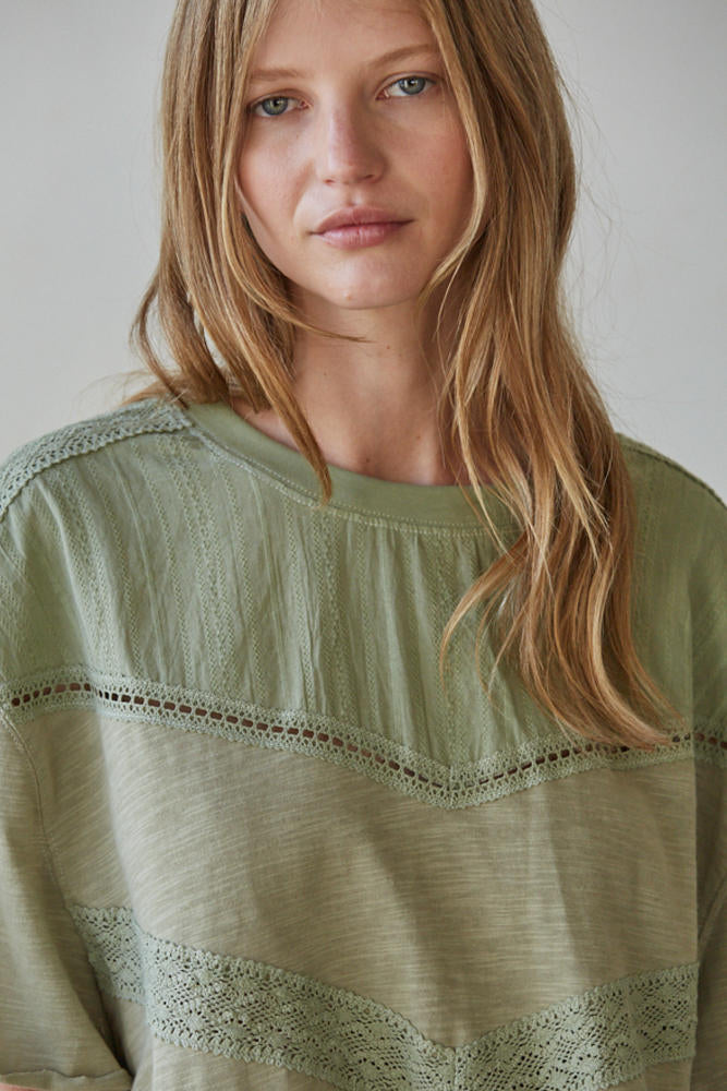 Cotton Narrative Relaxed Top