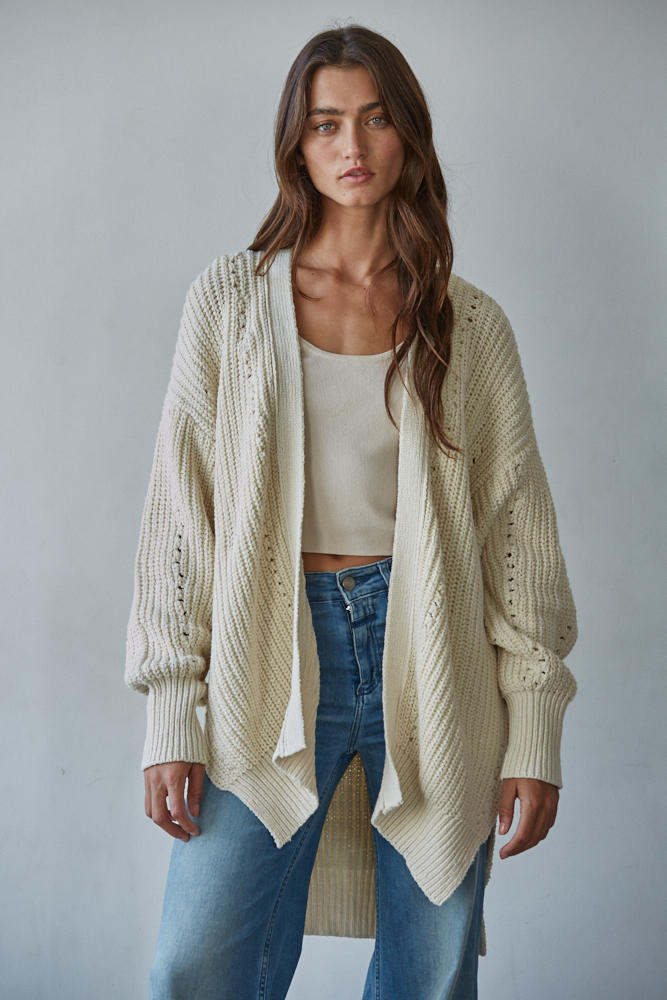 Maggie Open Front Cardigan