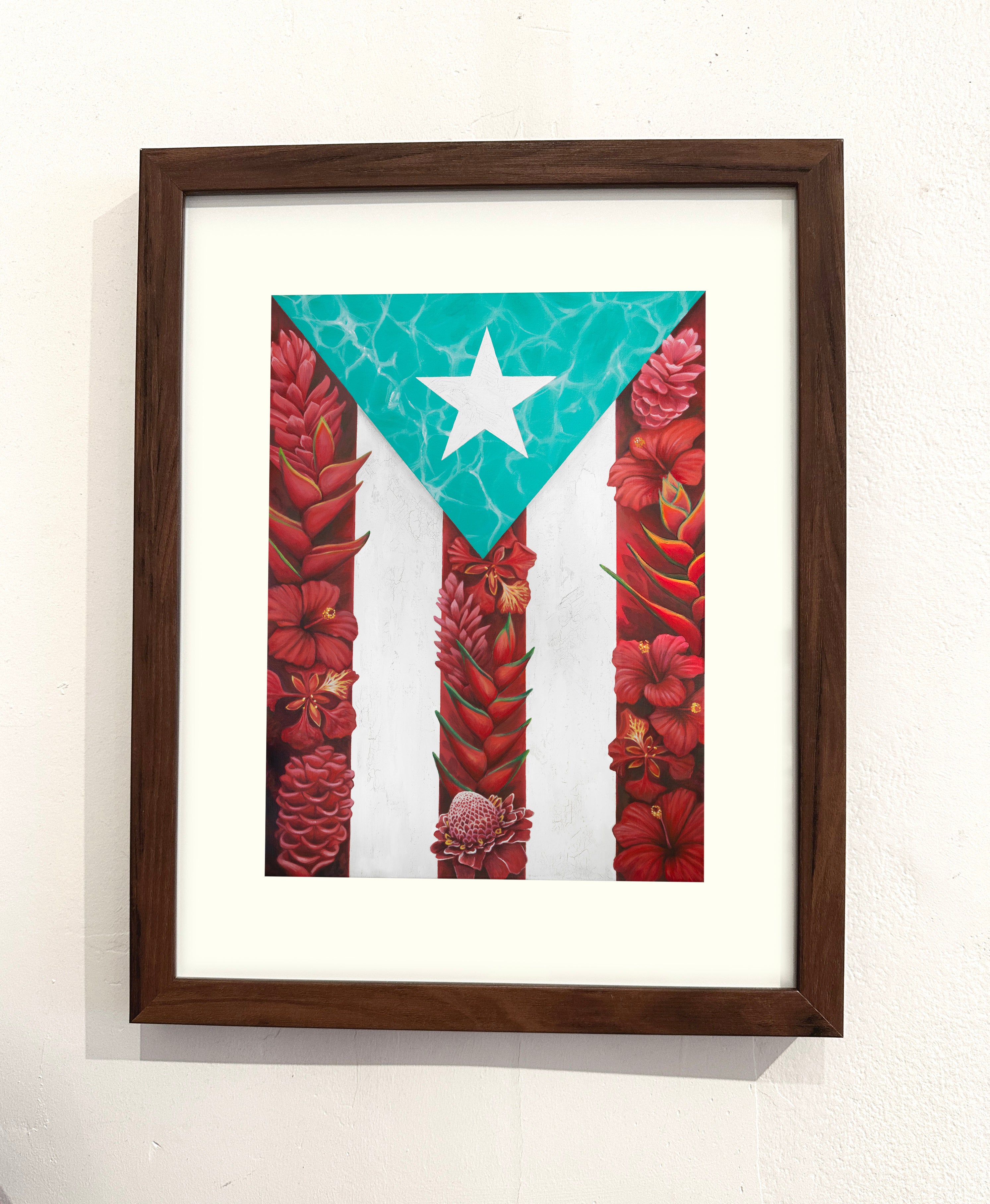 Framed Bandera Print