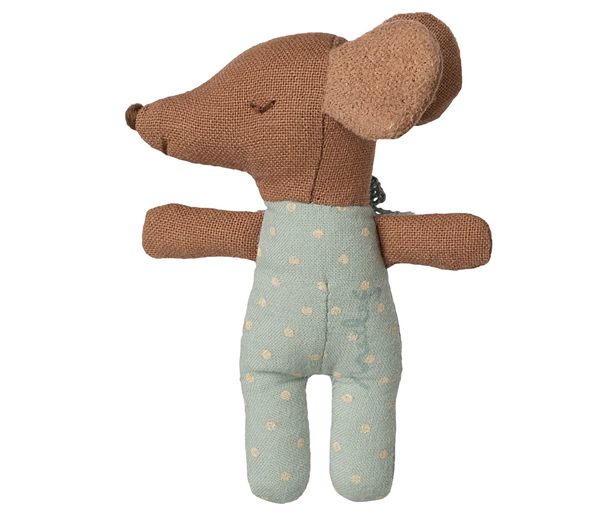 Sleepy Wakey, Baby Mouse in Matchbox - Blue
