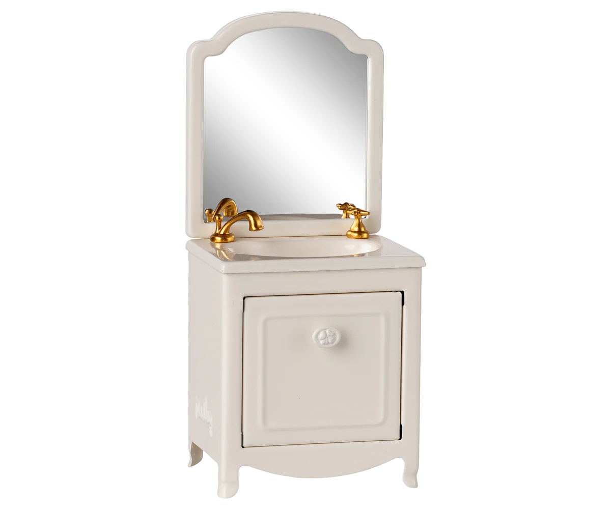 Maileg Mouse Sink Dresser Off White