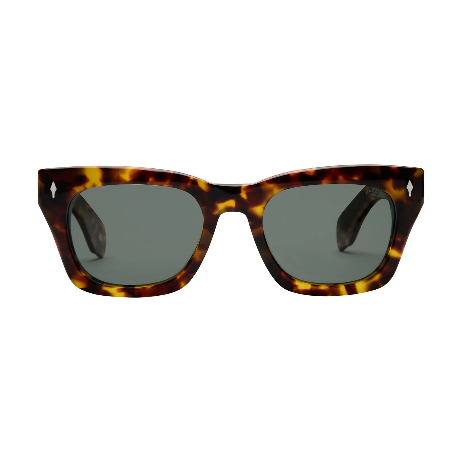 Crosby Tort/ Green Sunglasses