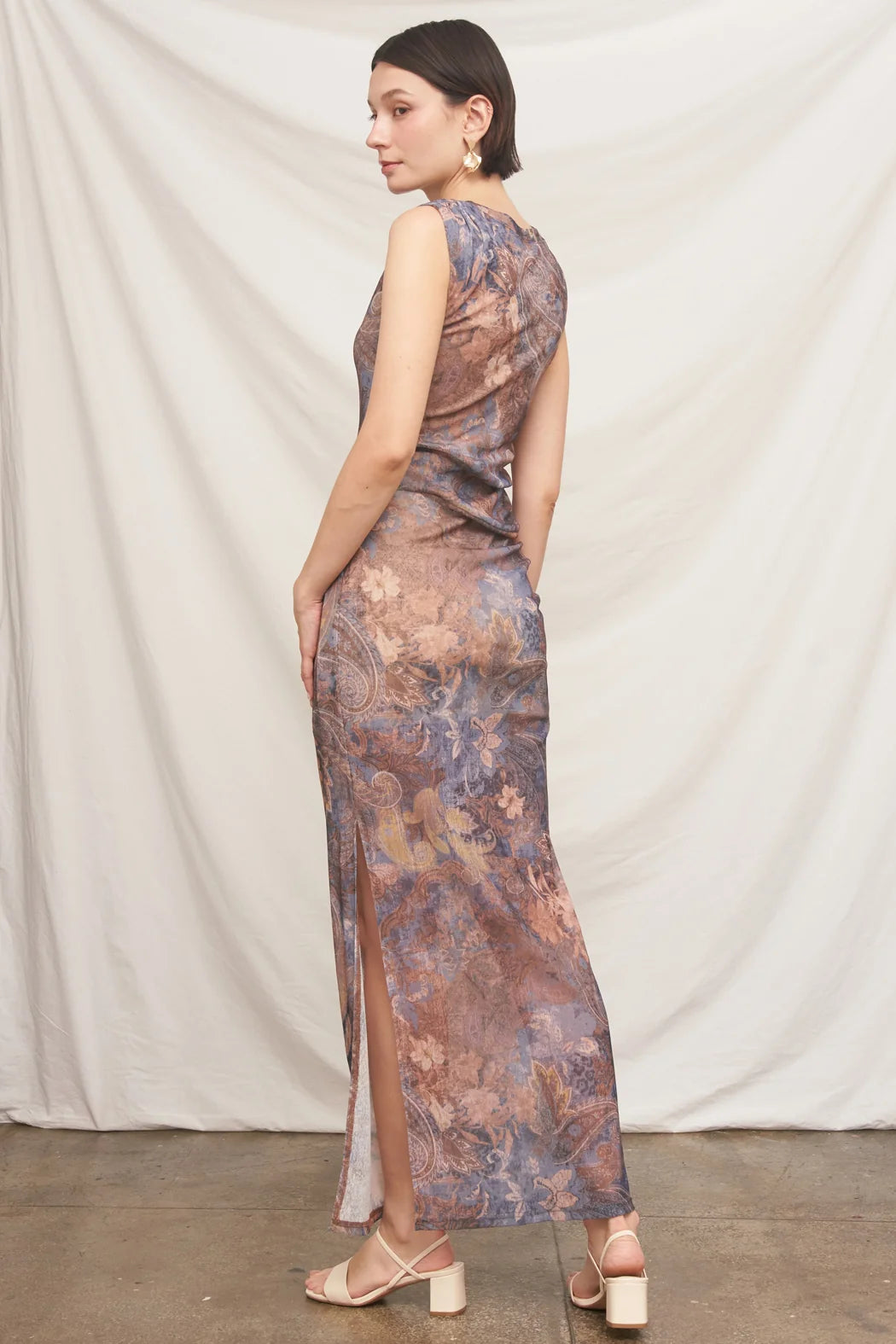 Maren Mesh Maxi Dress