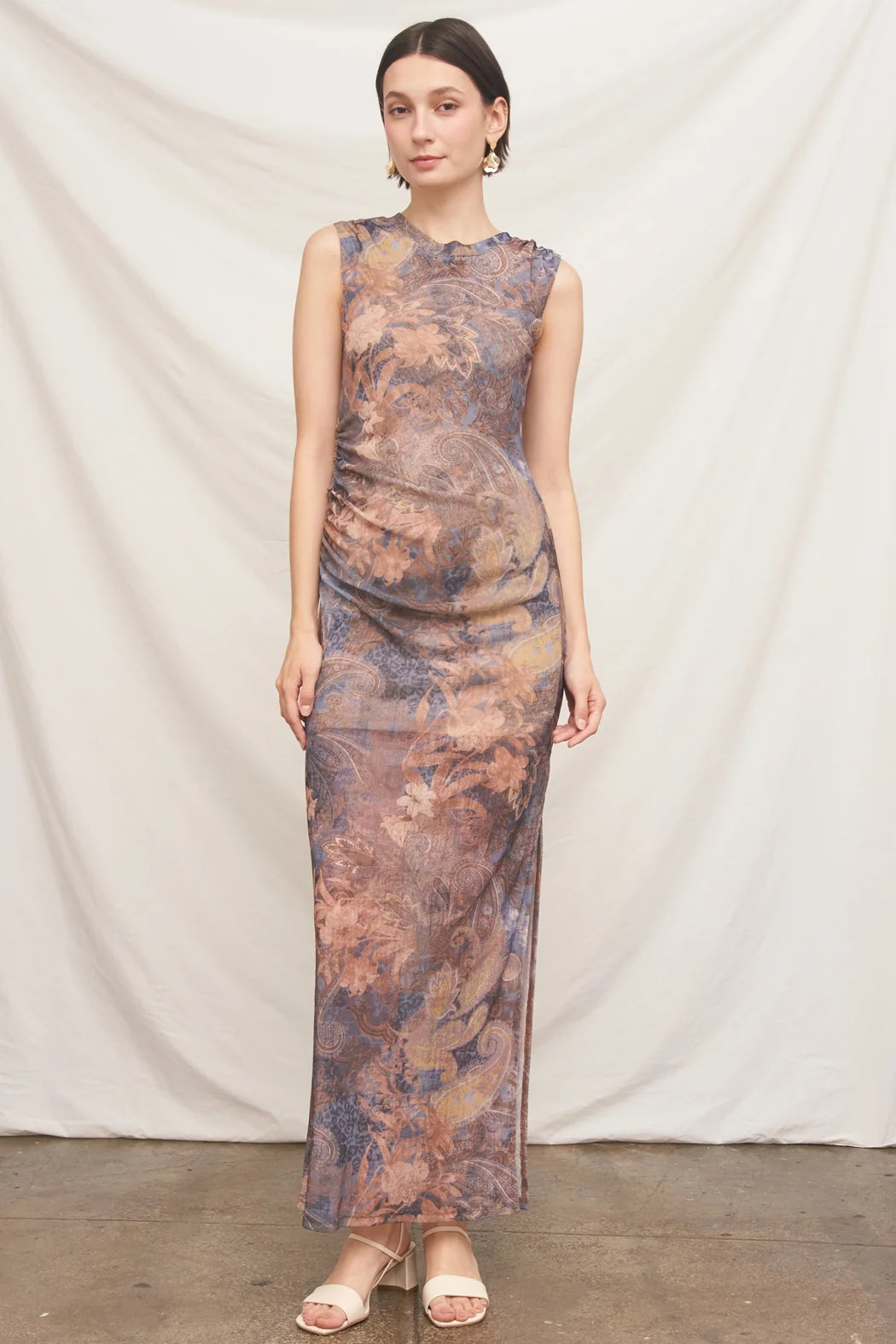 Maren Mesh Maxi Dress