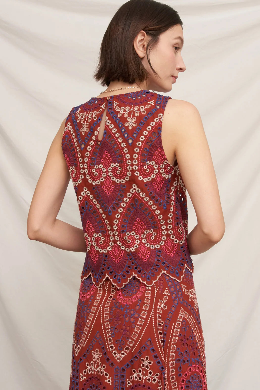 One Fine Day Embroidery Top
