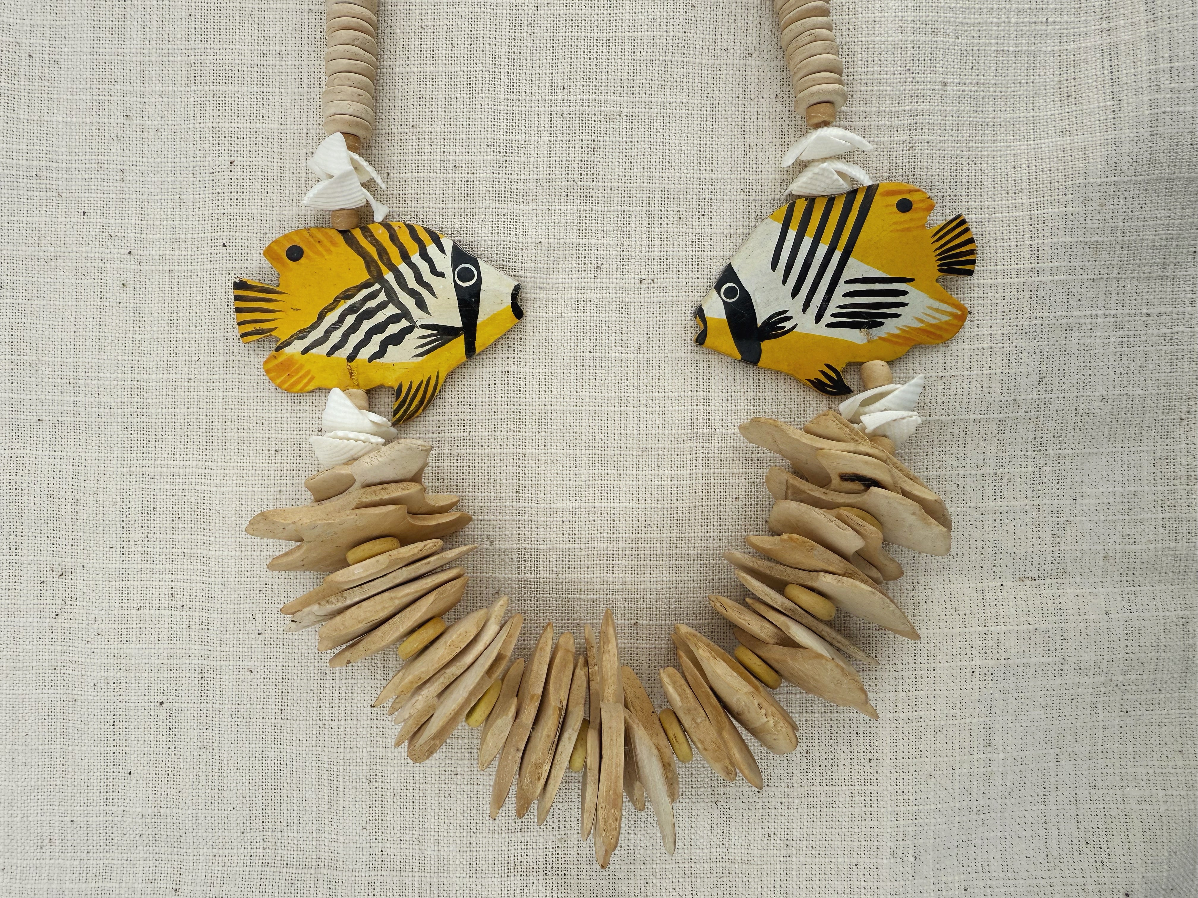 Vintage Wooden Necklace