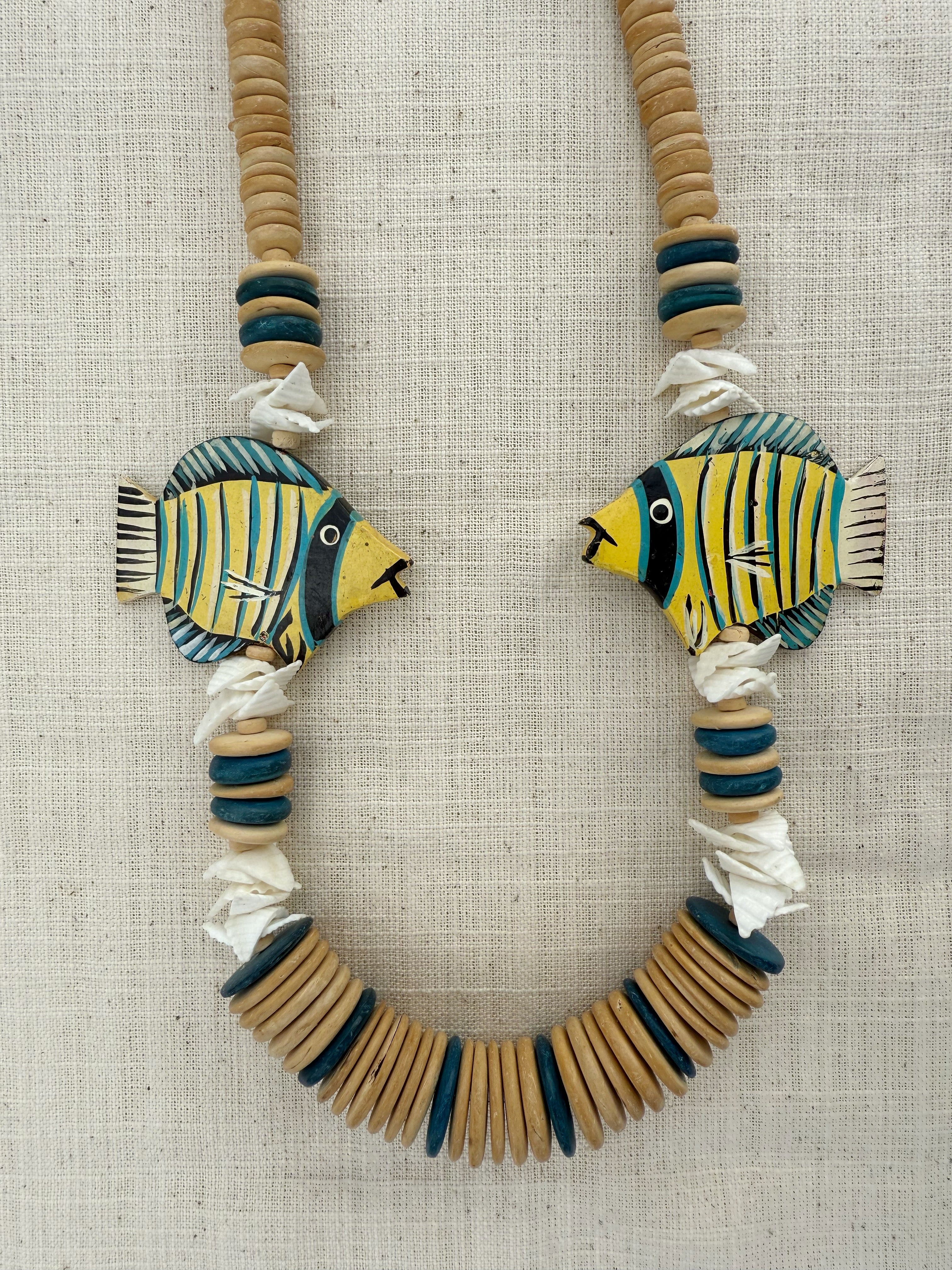 Vintage Wooden Necklace