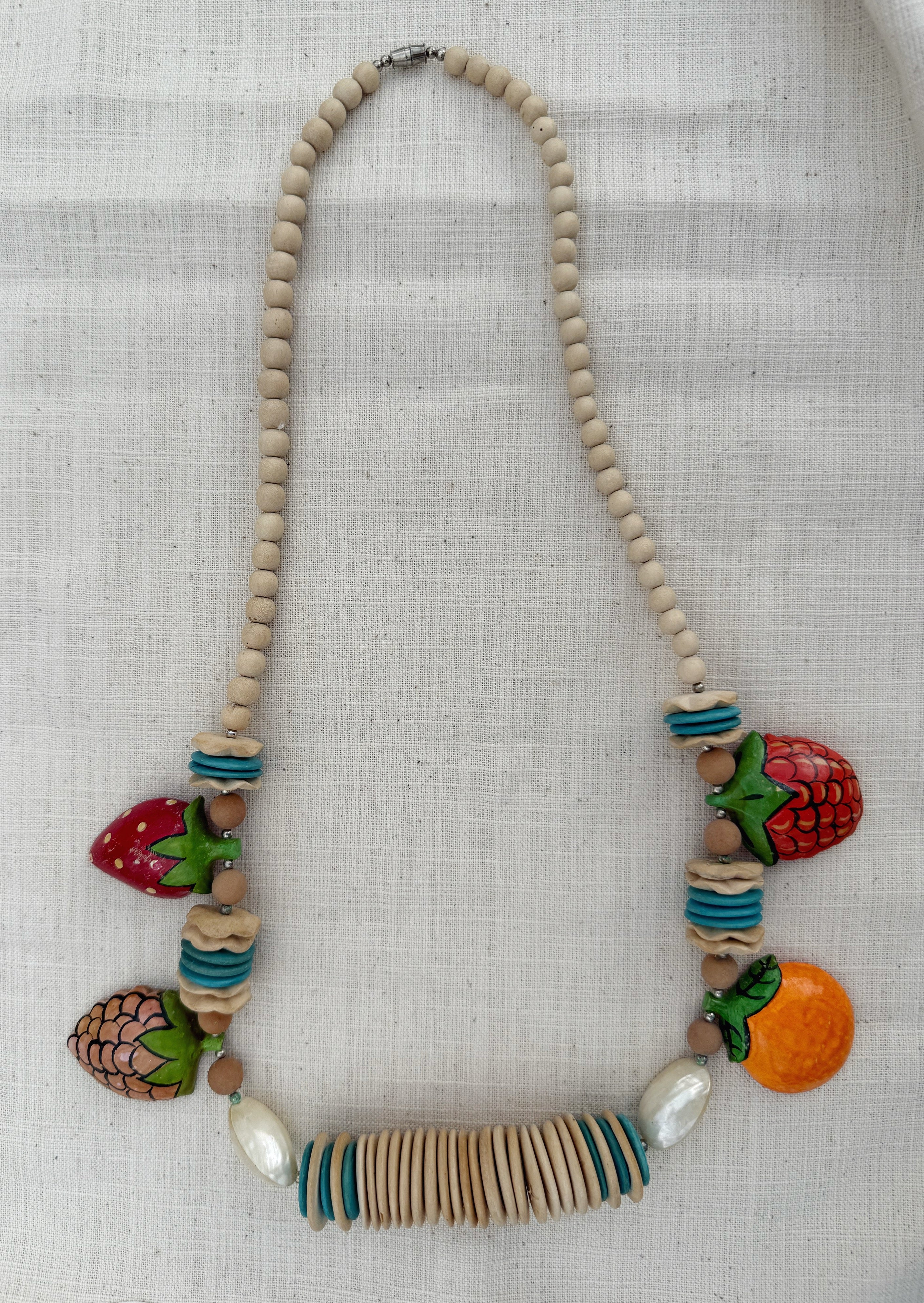 Vintage Wooden Necklace