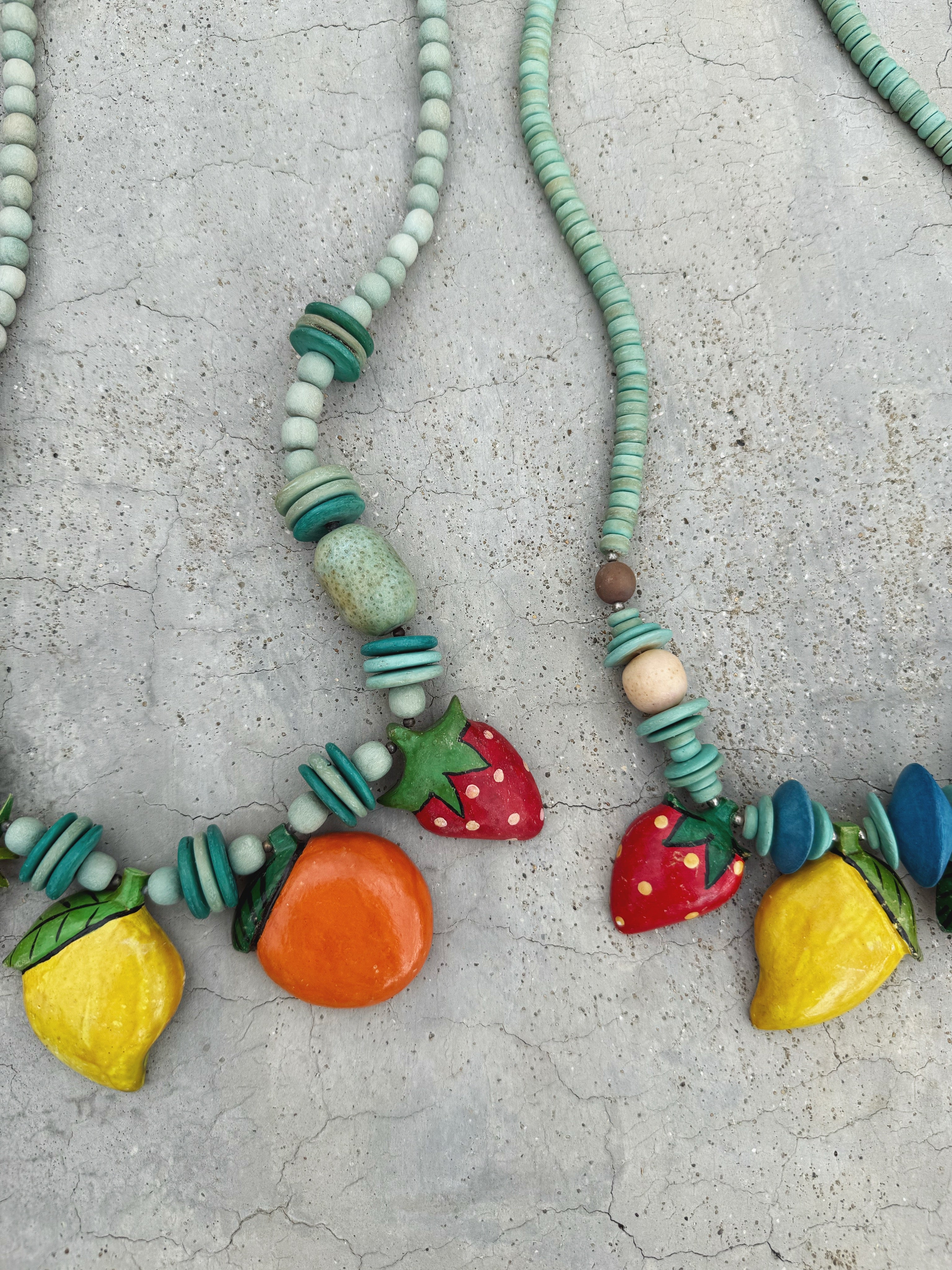 Vintage Wooden Necklace