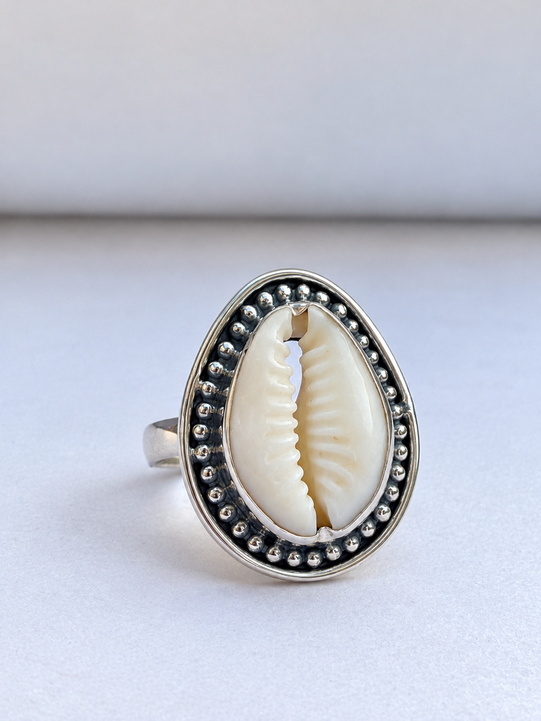 Cowrie Shell Ring