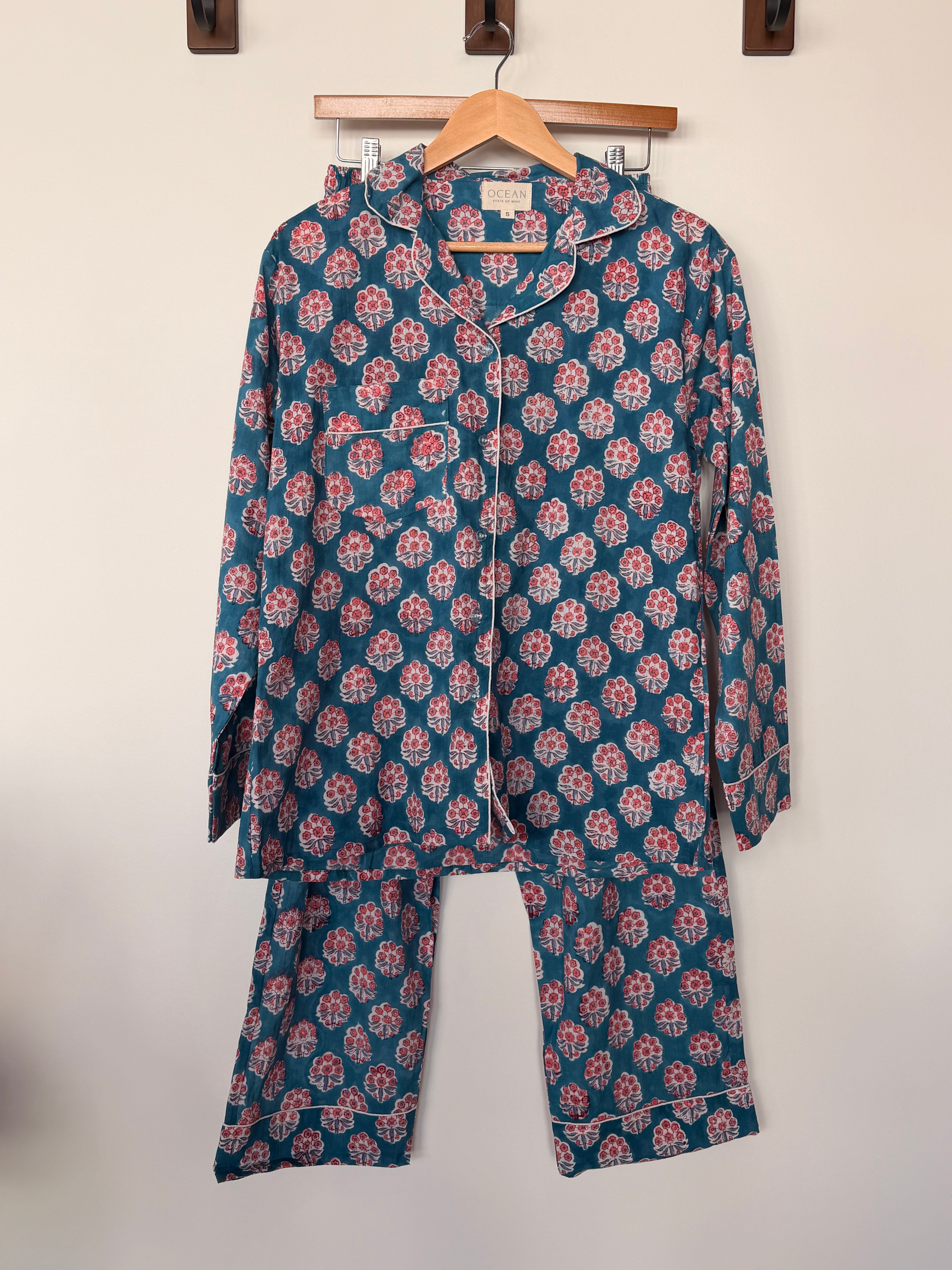 Beach Rose Pajama Long Sleeve & Pants Set