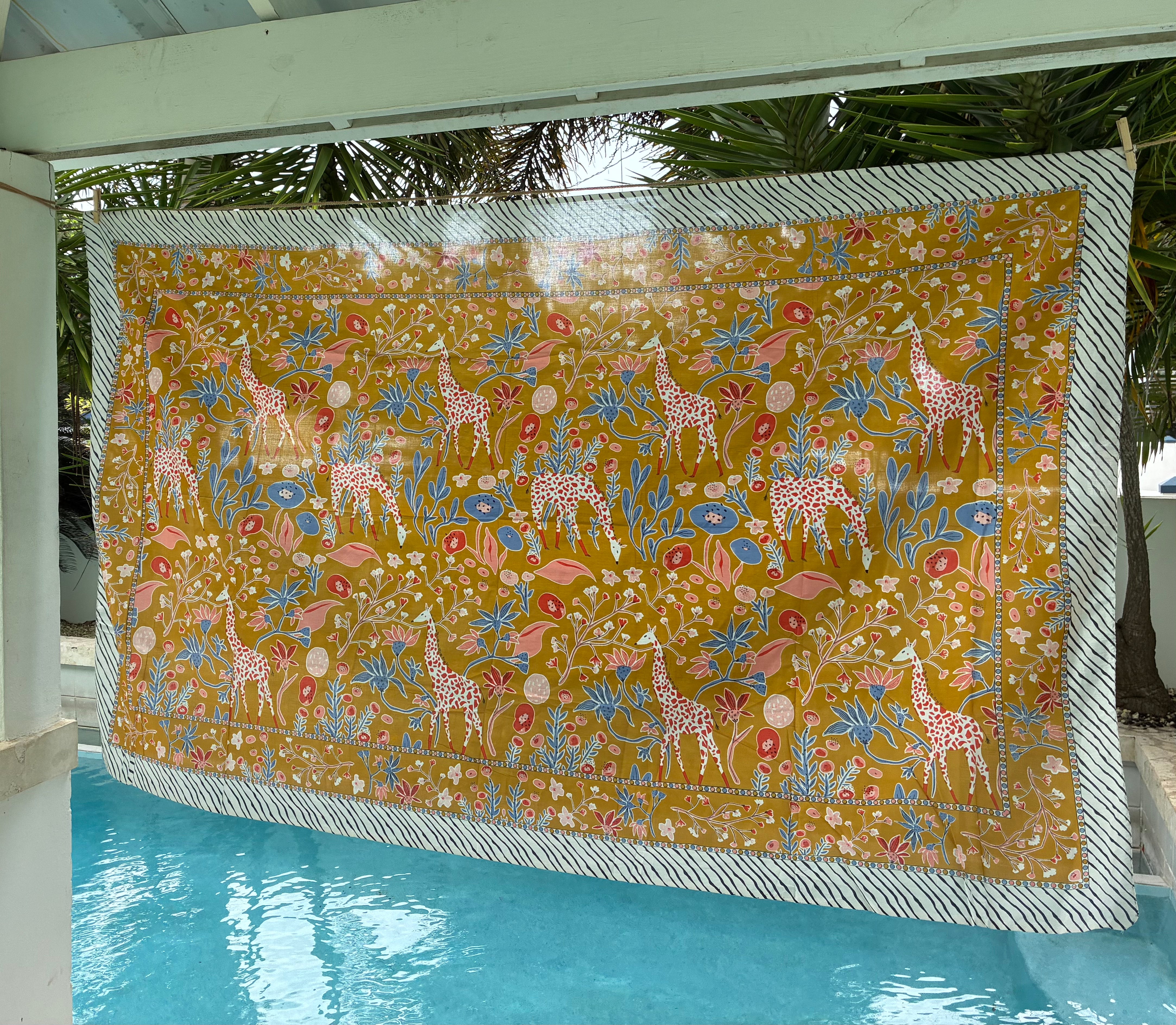 Giraffe Garden Sarong