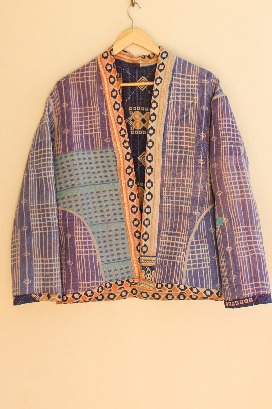 Cotton Kantha Crop Jacket 008