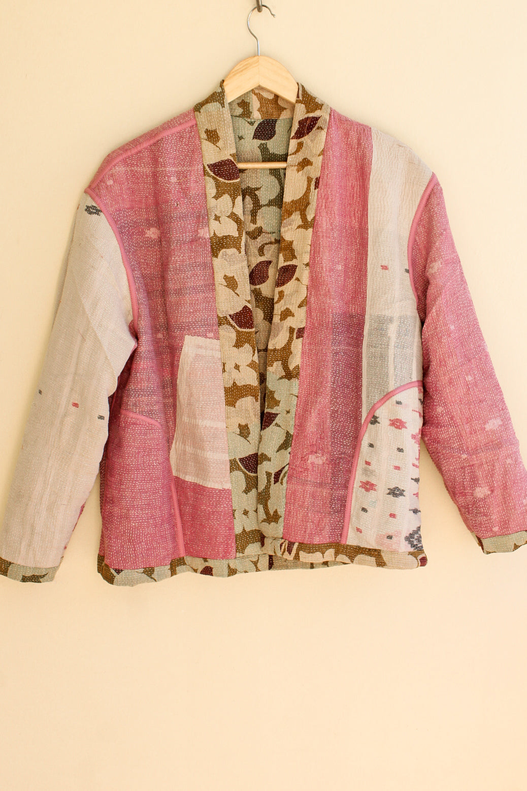 Cotton Kantha Crop Jacket 013