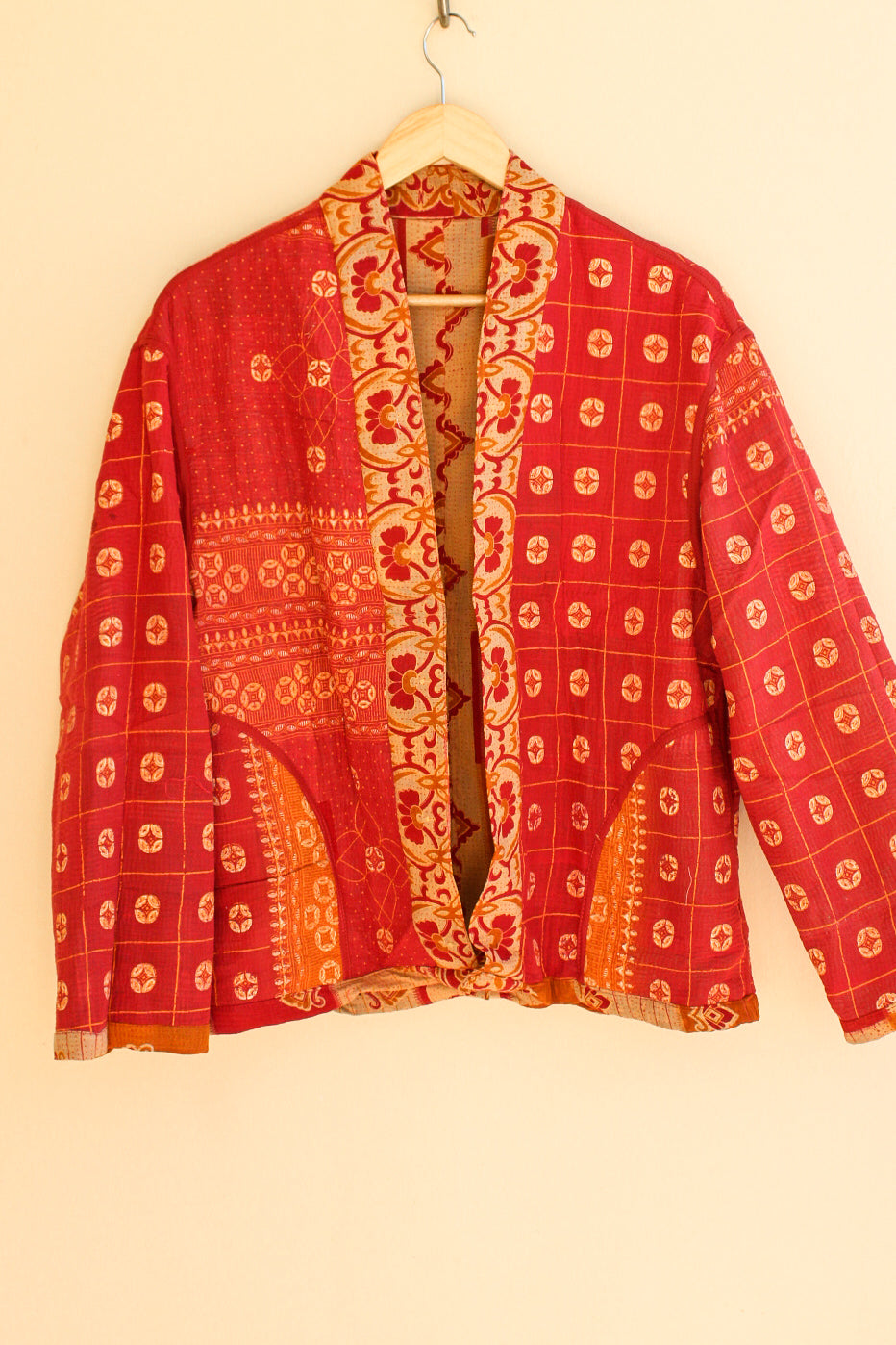 Cotton Kantha Crop Jacket 015