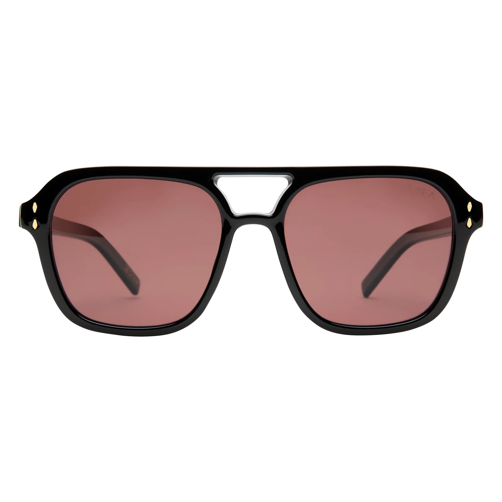 Monaco Black/ Plum Sunglasses