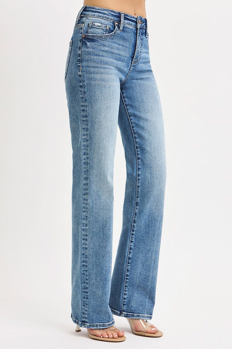 TUMMY CONTROL HIGH RISE STRAIGHT JEANS