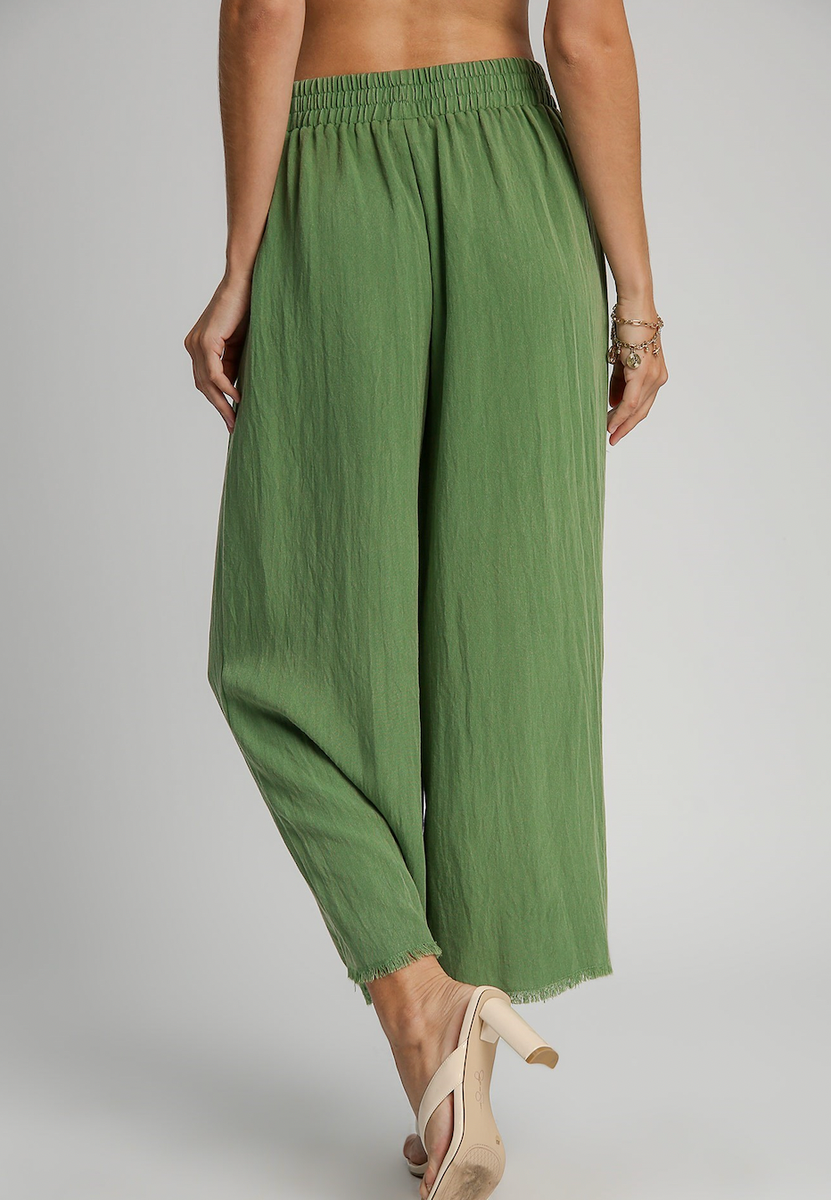 Snow Washed Pant Green