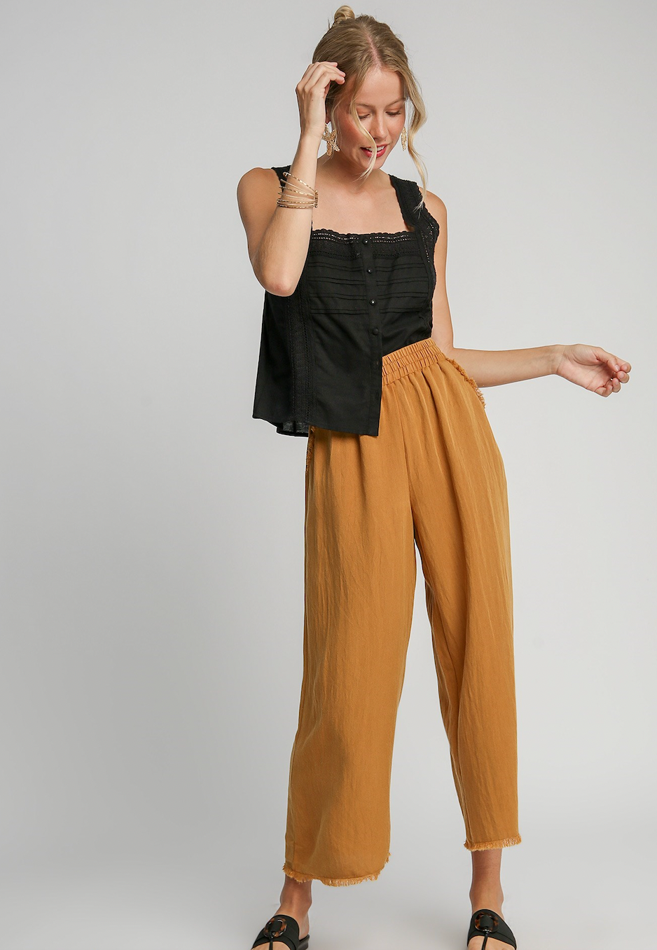 Snow Washed Pant Ochre