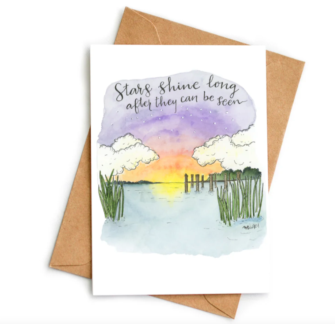 Stars Shine Sympathy Card