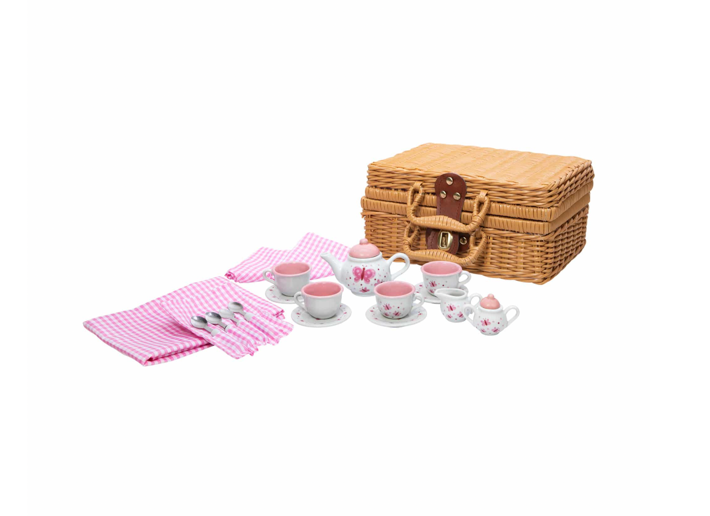Butterfly Tea Set Basket