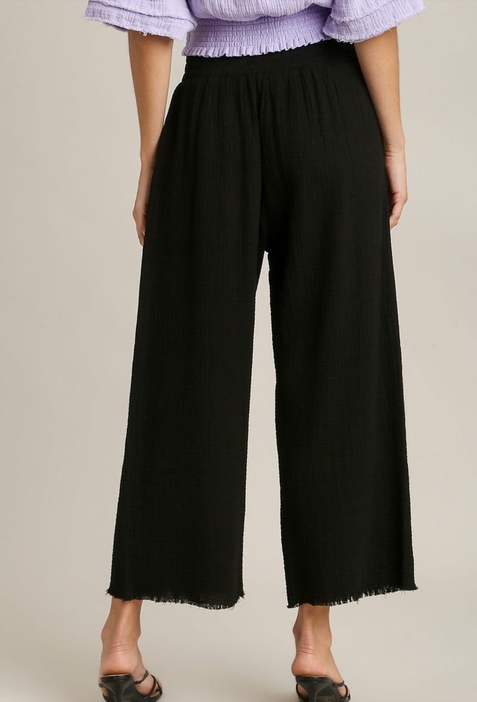 Gauze Pants - Black