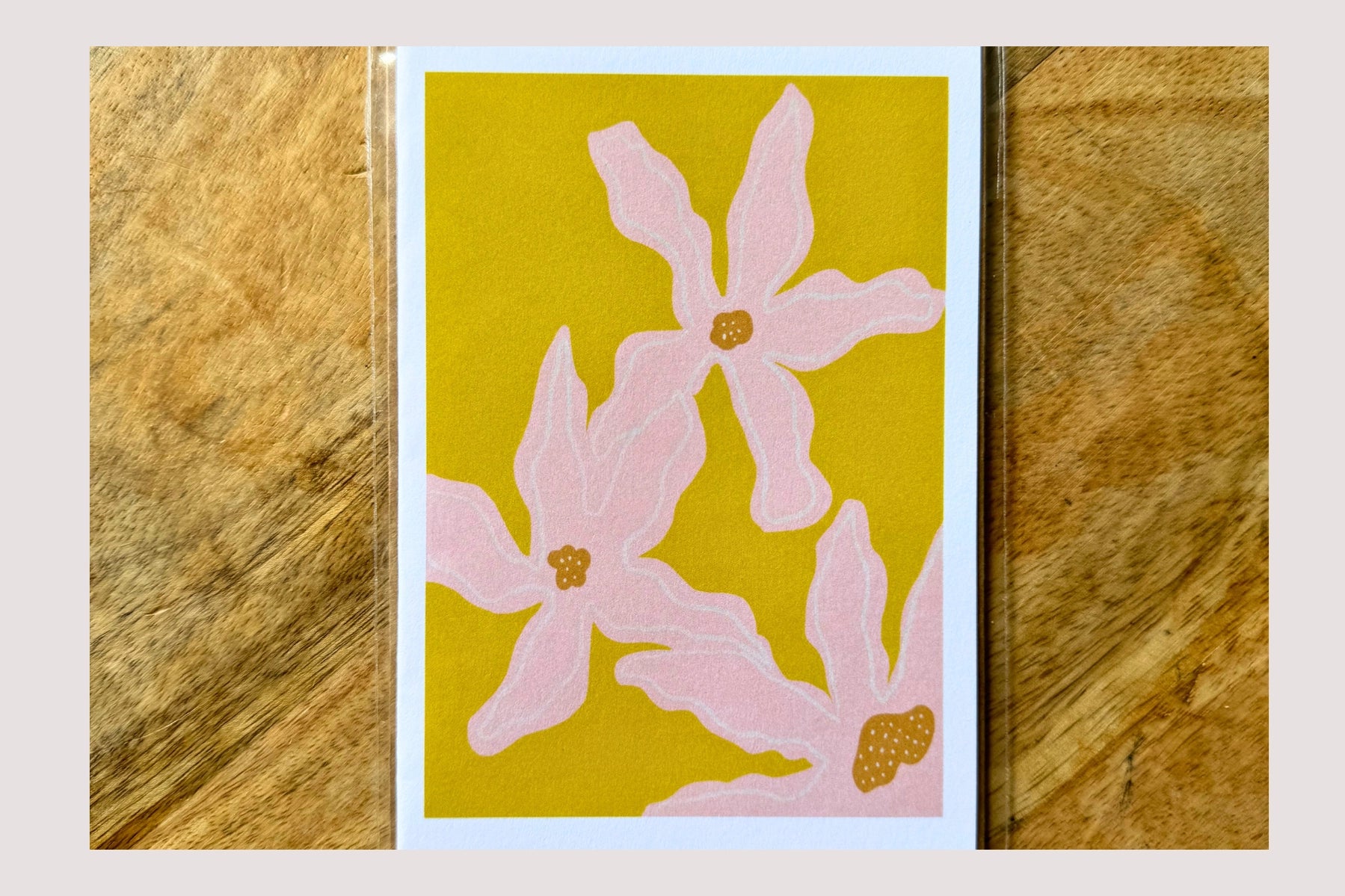 Boho Flowers Greeting Card