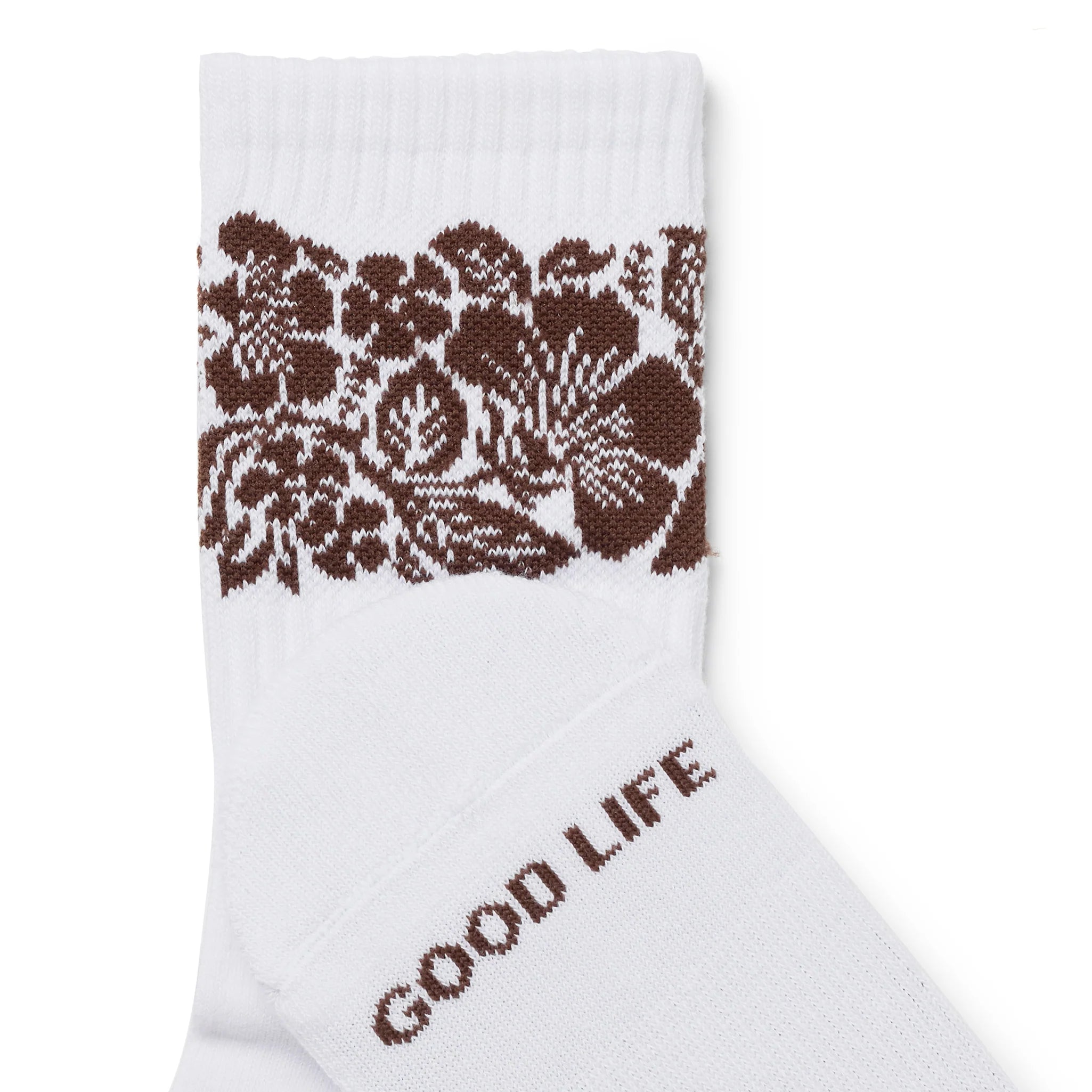 Aloha Heipua Crew Socks Coconut