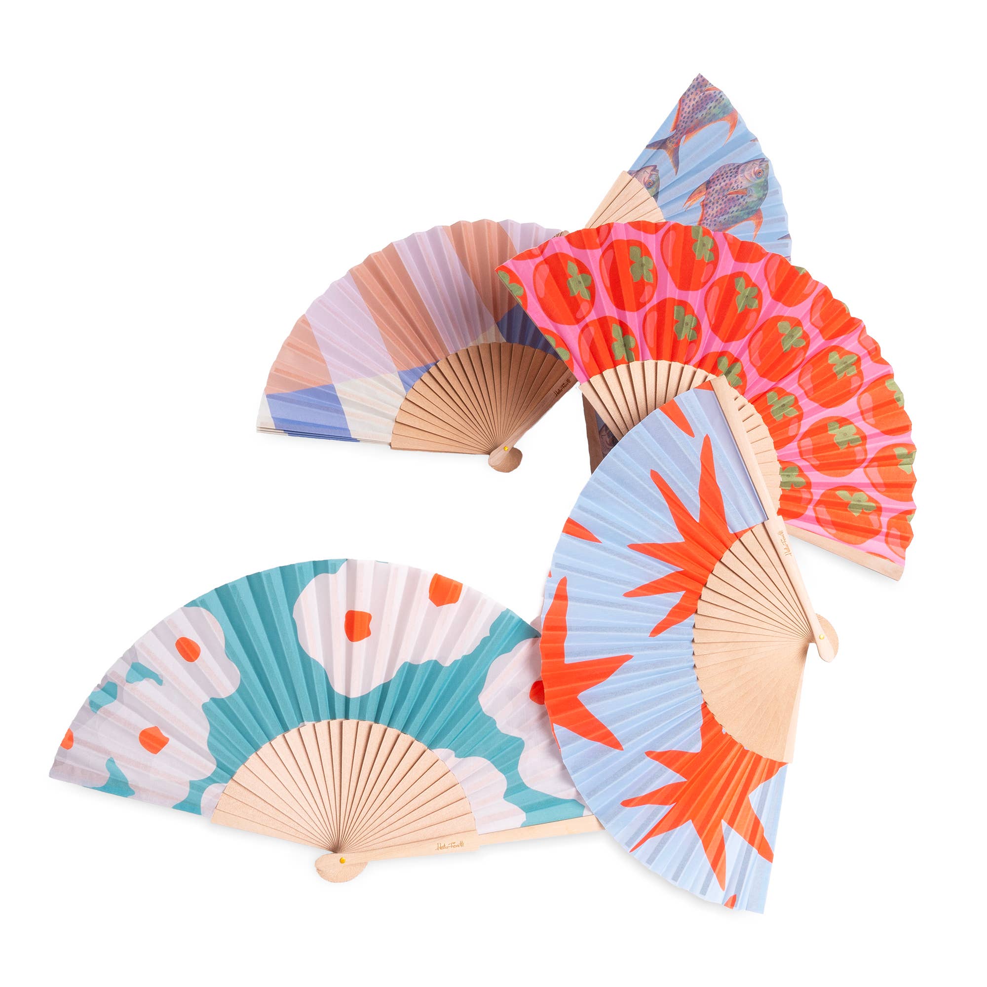FAN FLORAL GREEN HF