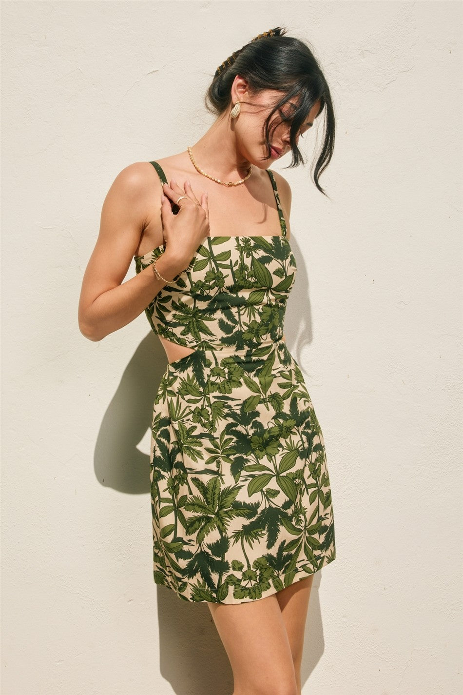 Paradise Grove Cutout Mini Dress