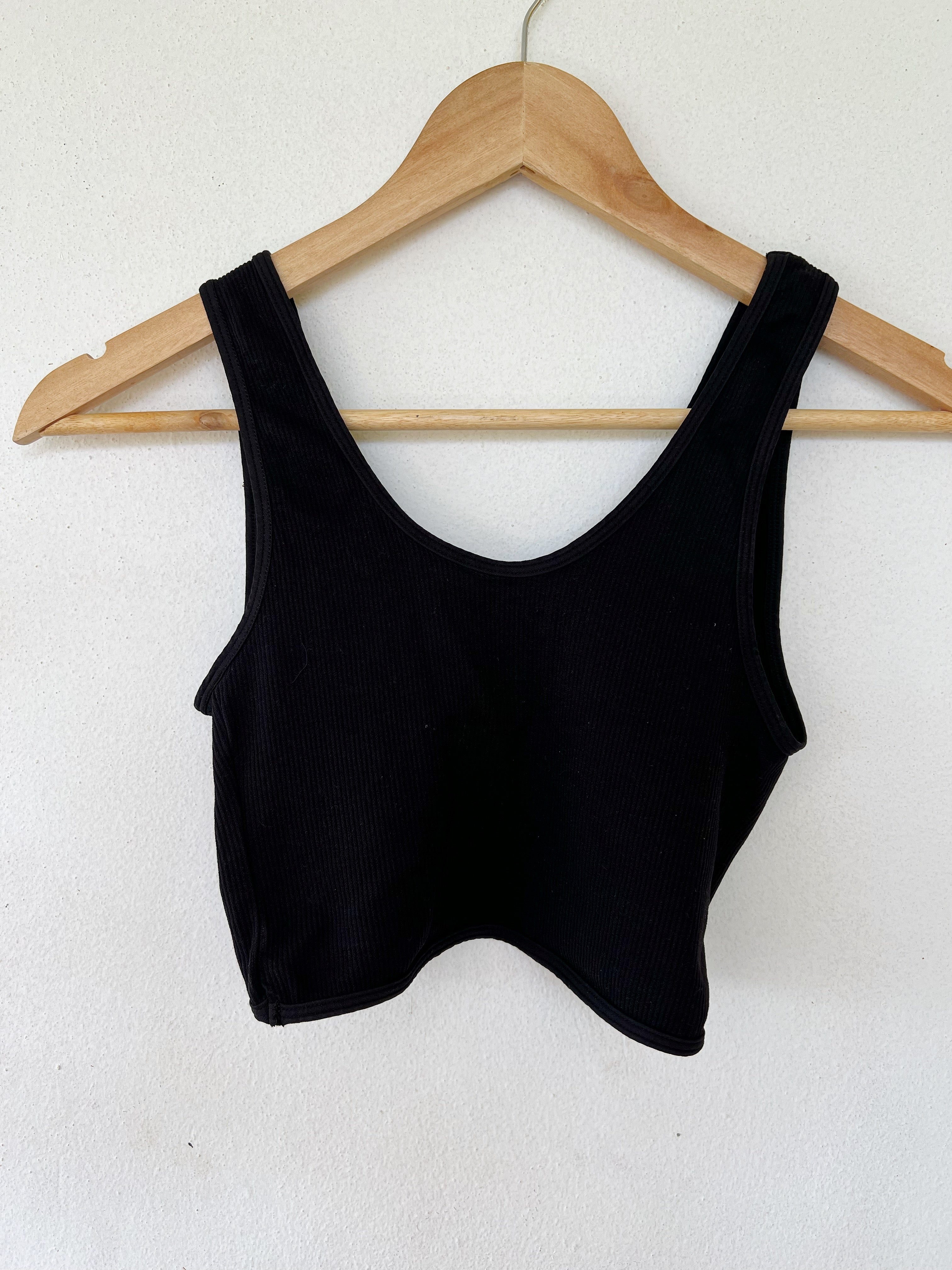 Women's Bralette Ocean State of Mind Reversible Twist Top Black